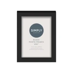 Simply Everyday 4 X 6" Block Frames 3pk - Black -Cheap Warm House Furnish Store 278309 3pk simply everyday block frames 4x6 black 2