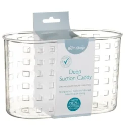 Simply Deep Plastic Suction Caddy - Clear 5 Simply Deep Plastic Suction Caddy - Clear -Cheap Warm House Furnish Store 308158 Deep Suction Caddy
