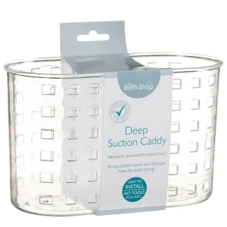 Simply Deep Plastic Suction Caddy - Clear 3 Simply Deep Plastic Suction Caddy - Clear - Image 3