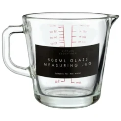 B&M Glass Measuring Jug 500ml