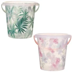 B&M Printed Bucket 12L - Floral -Cheap Warm House Furnish Store 315524 printed bucket 12l main