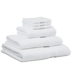 B&M Signature Zero Twist Bath Towel - White -Cheap Warm House Furnish Store 317203 315205 317208 317210 Signature Zero Twist white towels