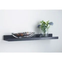 Lokken Small Picture Shelf 48cm - Black