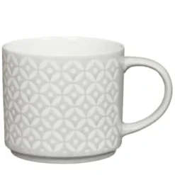 B&M Jumbo Embossed Stacking Mugs 4pk -Cheap Warm House Furnish Store 329369 Jumbo Embossed Stacking Mugs Set of 4 4