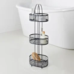 Addis Powder Coated 3 Tier Caddy - Black