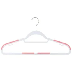 B&M Addis Non-Slip Hangers 6pk - Multi Colour -Cheap Warm House Furnish Store 333092 addis 6pk non slip hangers colour 2
