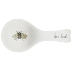 B&M Ceramic Spoon Rest -Cheap Warm House Furnish Store 337110 ceramic spoon rest bee kind