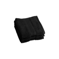 B&M Signature Face Cloth 3pk - Black