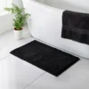 B&M Signature Microfibre Noodle Bath Mat - Black