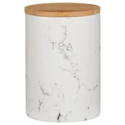 B&M Marble Effect Kitchen Canisters 3pc -Cheap Warm House Furnish Store 356820 storage canisters marble effect tea
