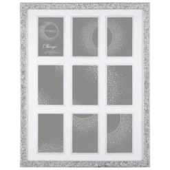 B&M Multi Aperture Jewel Photo Frame 9pc