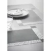 B&M Metallic Woven Placemats - Silver 4pk