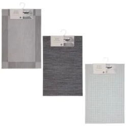 B&M Metallic Woven Placemats - Silver 4pk -Cheap Warm House Furnish Store 363876 363869 380285 4pk silver metallic woven main 2 1