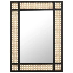 B&M Cane Border Mirror