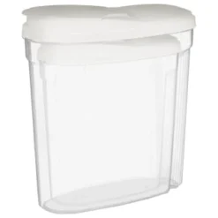 B&M Cereal Storage Container Set 2pk - White -Cheap Warm House Furnish Store 368613 cereal storage set 2 pk white 2
