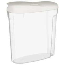 B&M Cereal Storage Container Set 2pk - White -Cheap Warm House Furnish Store 368613 cereal storage set 2 pk white 3