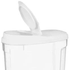 B&M Cereal Storage Container Set 2pk - White -Cheap Warm House Furnish Store 368613 cereal storage set 2 pk white 4