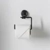 B&M Black Suction Toilet Roll Holder
