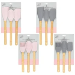 B&M Betty Winters Silicone Utensils 3pk - Grey -Cheap Warm House Furnish Store 369971 369972 3pk betty winters silicone utensils main