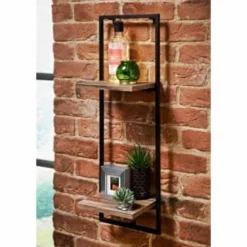 Tromso Narrow 2 Tier Shelf