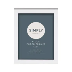 Simply Everyday 5 X 7" Block Frames 3pk - White -Cheap Warm House Furnish Store 370279 3pk simply everyday block frames 5x7 white 2
