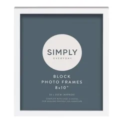 Simply Everyday 8 X 10" Block Frames 3pk - White -Cheap Warm House Furnish Store 370280 3pk simply everyday block frames 8x10 white 2
