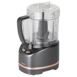 Tower Compact Food Processor 400ml - Grey & Rose Gold