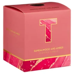 B&M Alphabet Candle (Assorted) - Sandalwood & Amber -Cheap Warm House Furnish Store 372815 372816 372849 alphabet candle sandalwood and amber t