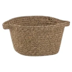 B&M Two Tone Mini Basket - Black & Natural