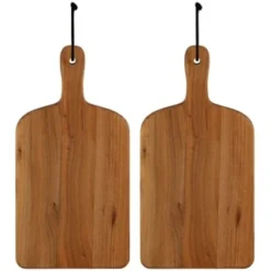 B&M Mini Acacia Wood Serve Boards 2pk -Cheap Warm House Furnish Store 375102 2pk mini acacia wood serve boards group