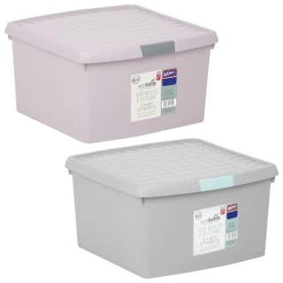 B&M Waffle Clip Box 25.5L - Grey 5 B&M Waffle Clip Box 25.5L - Grey - Image 5