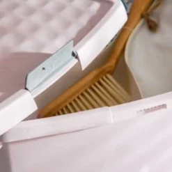 B&M Waffle Clip Box 25.5L - Blush -Cheap Warm House Furnish Store 375471 blush 25 5l waffle clip box 4