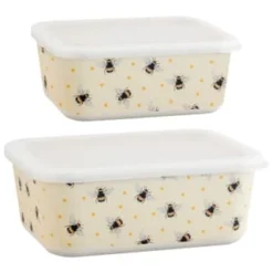 B&M Rectangular Tubs 2pk - Bees -Cheap Warm House Furnish Store 375968 2pk reuse and repurpose rectangle tubs bee 3