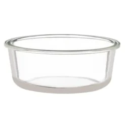 B&M Round Glass Food Container With Bamboo Lid -Cheap Warm House Furnish Store 376821 round glass food container 3