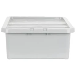 B&M Under Bed Storage Box 32L - Grey -Cheap Warm House Furnish Store 377037 under bed storage box 32l grey