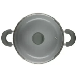 George Wilkinson Non-Stick Stock Pot 24cm - Grey -Cheap Warm House Furnish Store 377174 24 cm stockpot 2