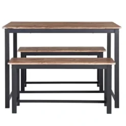 B&M Coberg Bench Dining Set 3pc -Cheap Warm House Furnish Store 377371 coberg 3 piece dining set 2