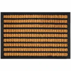 B&M Plaited Rubber Coir Doormat
