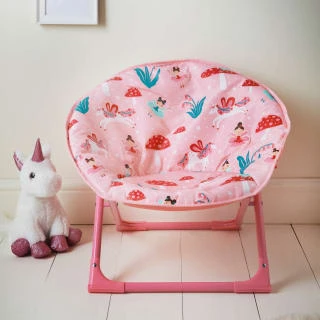 B&M Foldable Fairy Unicorn Moon Chair 1 B&M Foldable Fairy Unicorn Moon Chair