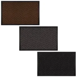 B&M Ultimate Trap Mat 55 X 85cm - Brown -Cheap Warm House Furnish Store 379122 durable ultimate sculpted trap mat 55x85cm main
