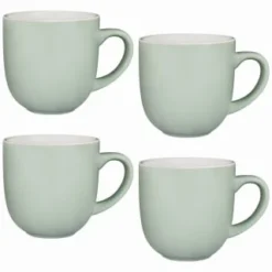 Simply Everyday Gloss Mugs 4pk - Sage