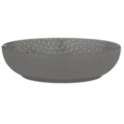 B&M Geo Embossed Pasta Bowl
