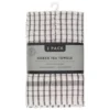 B&M Grey Check Tea Towels 3pk