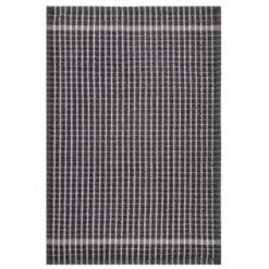 B&M Grey Check Tea Towels 3pk -Cheap Warm House Furnish Store 380305 3pk check tea towels grey 4
