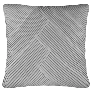 B&M Pleated Cushion - Silver 1 B&M Pleated Cushion - Silver