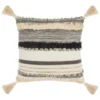 B&M Esme Stripe Woven Cushion - Mono
