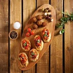 B&M Island Paradise Mango Wood Serve Board -Cheap Warm House Furnish Store 380568 mango wood serving board