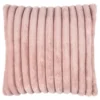 B&M Alaska Faux Fur Cushion - Blush