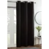 B&M Kent Woven Blackout Panel 54 X 86" - Black