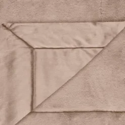 Heritage Collection Aspen Faux Fur Throw - Mink -Cheap Warm House Furnish Store 383183 aspen throw dark mink 3